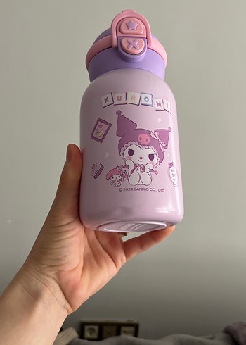 Pastel Mor Çocuk Termos Şişe - Görsel 2