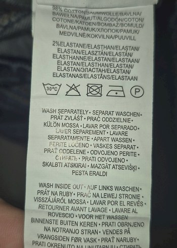 Kadın Lacivert Denim Şort Tulum - Görsel 10