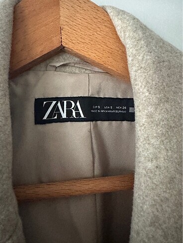 s Beden ten rengi Renk Zara yumuşak dokulu oversize s kaban