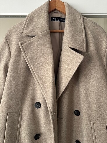 s Beden Zara yumuşak dokulu oversize s kaban