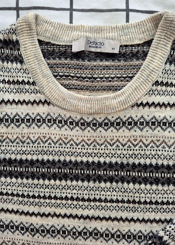 Erkek Örgü Uzun Kollu Kazak - Görsel 2