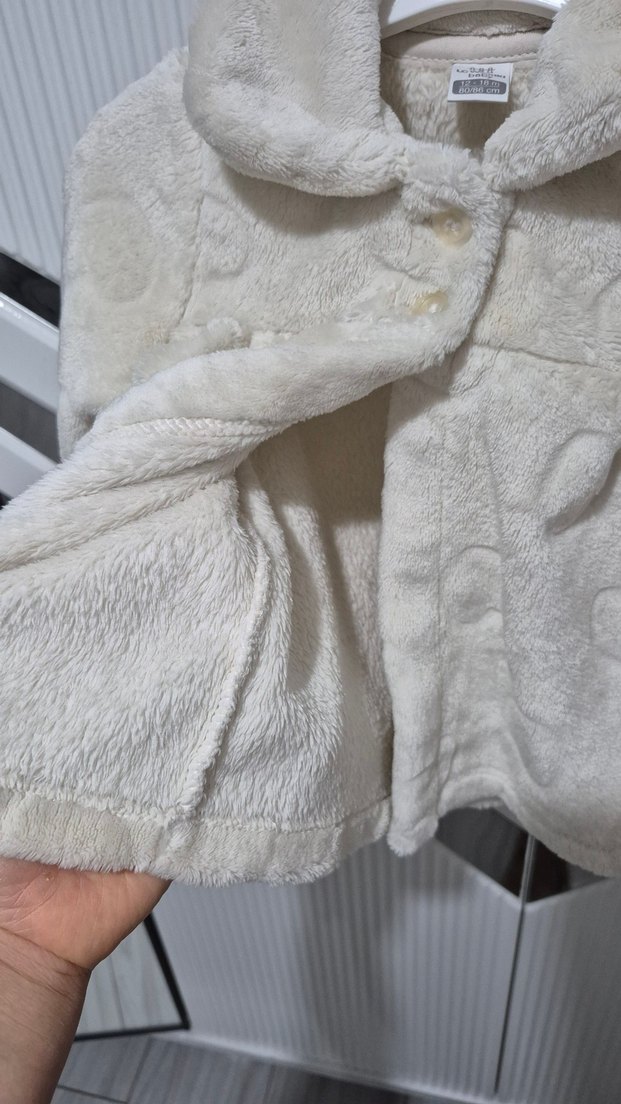 Kız Çocuk Peluş Ceket - Görsel 4