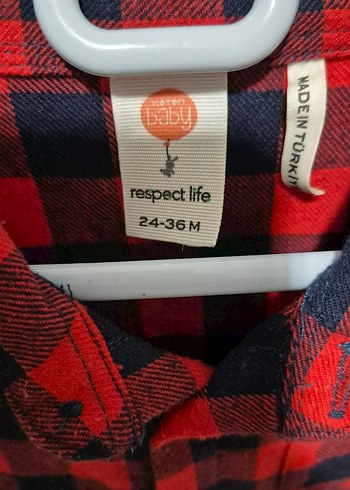 Erkek Çocuk Kırmızı Kareli Uzun Kollu Gömlek - Görsel 4