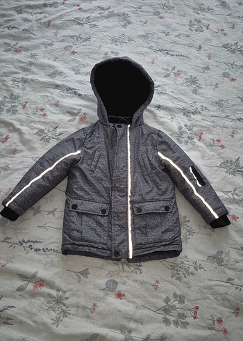 Gri Erkek Çocuk Mont - Görsel 6