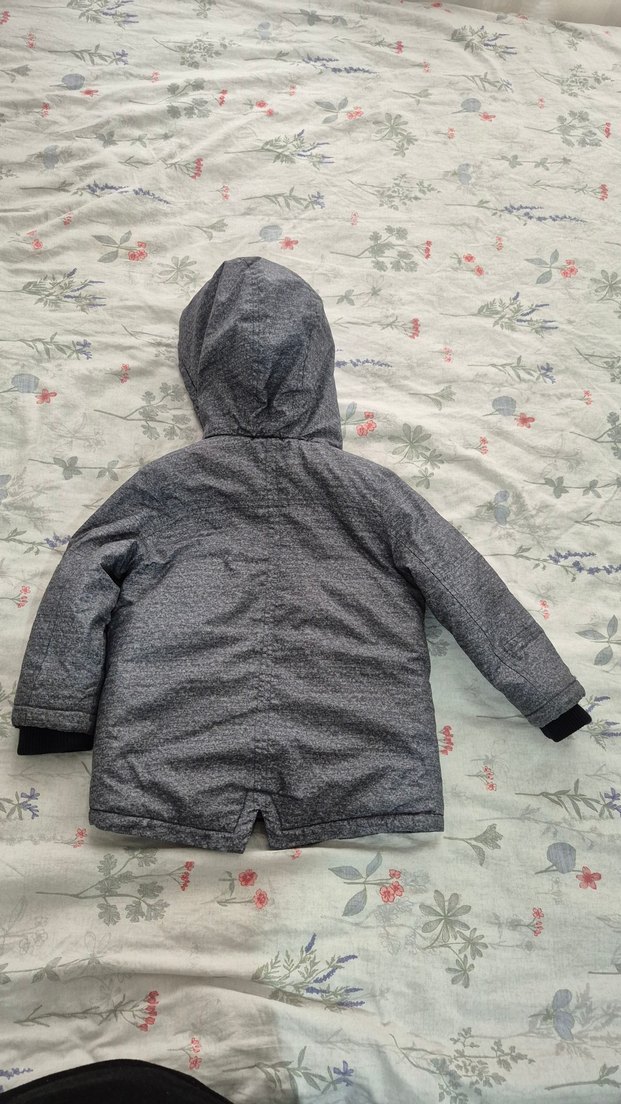 Gri Erkek Çocuk Mont - Görsel 3