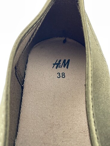 38 Beden yeşil Renk H&M Espadril %70 İndirimli.