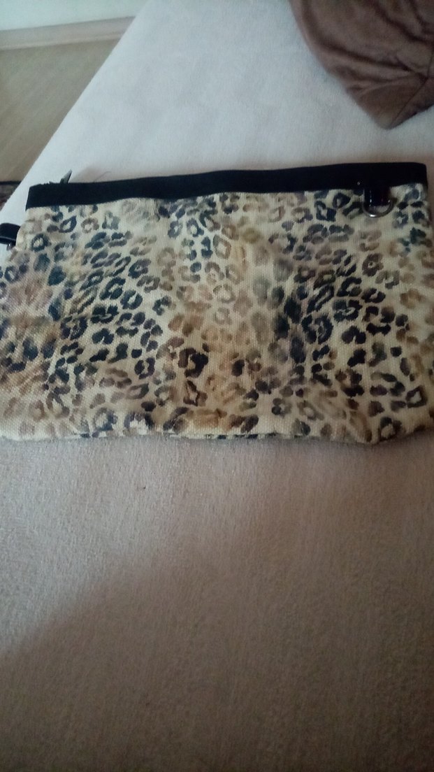 Parlak Kahverengi Deri Kadın Portföy Çanta - Görsel 2