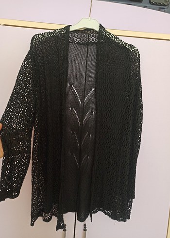 Zara model dantel örgü hırka