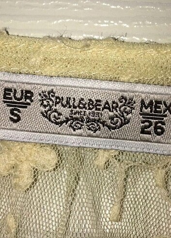 s Beden ten rengi Renk Pull and Bear Elbise