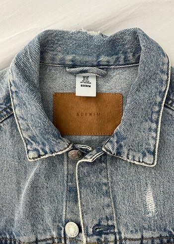 xs Beden mavi Renk H&M Kadın Kot Ceket