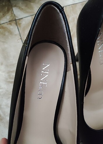 Nine West Siyah topuklu ayakkabı 