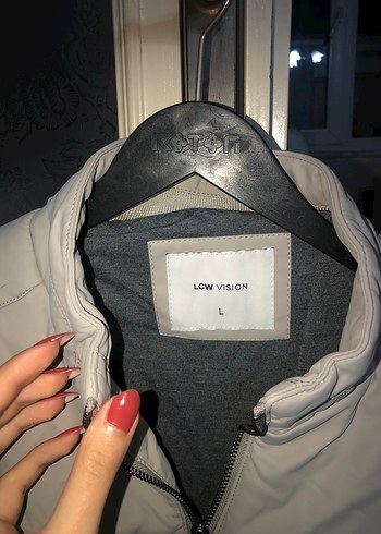 Gri Erkek Mont Fermuarlı - Görsel 3