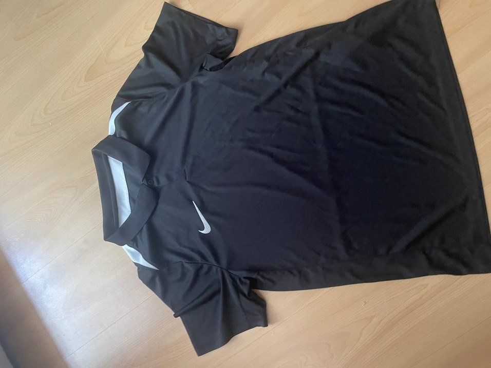 Nike Siyah Erkek Kısa Kollu Polo Tişört - Görsel 3