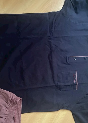 pierre cardinErkek Mor Mini Şortlu Rahat Pijama Takımı - Görsel 6