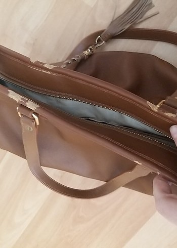 beymenKahverengi Deri Kadın Çanta - Görsel 5