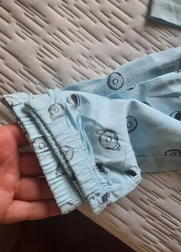 xs Beden mavi Renk Lcw donat pijama