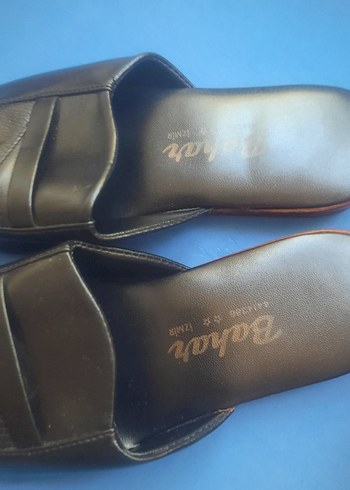 Damat  Siyah Erkek Klasik Terlik - Görsel 5