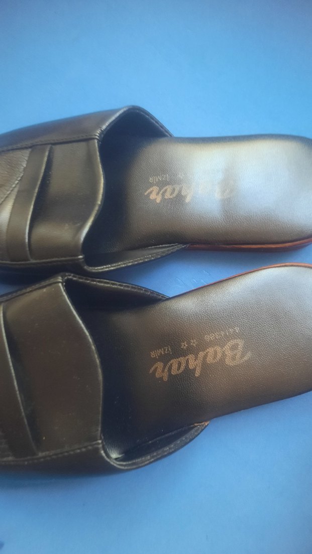 Damat  Siyah Erkek Klasik Terlik - Görsel 5