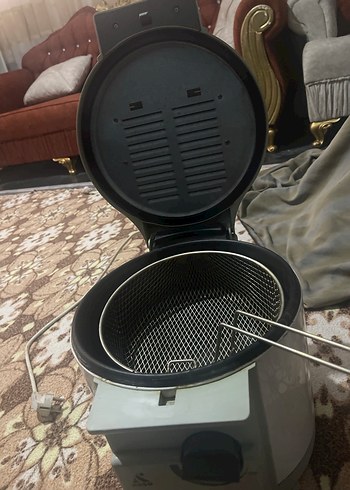 Gri Elektrikli Fritöz ve Izgara - Görsel 2