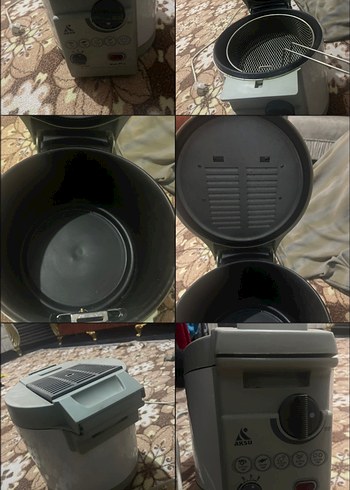 Gri Elektrikli Fritöz ve Izgara - Görsel 7