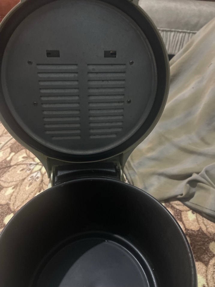 Gri Elektrikli Fritöz ve Izgara - Görsel 4