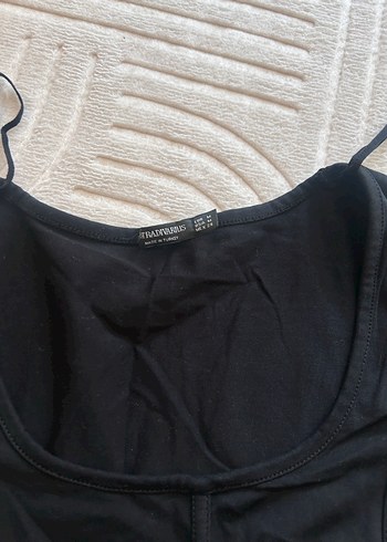 Siyah Kısa Kollu Gömlek, Dar Kesim, Tek Renk - Görsel 2