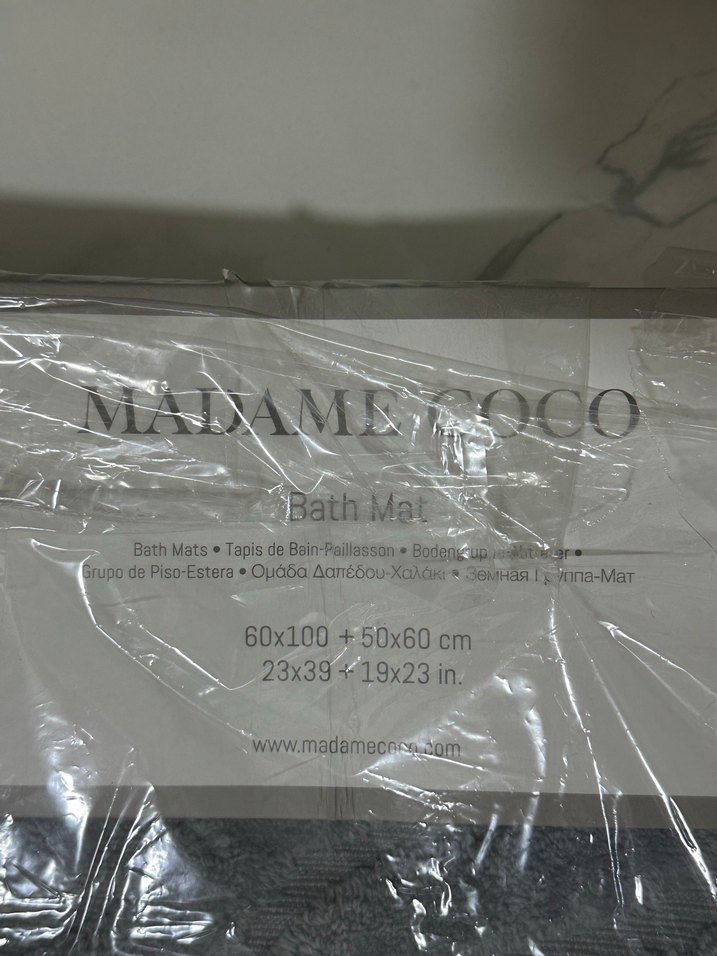 Madame Coco Gri Banyo Paspası - Görsel 3