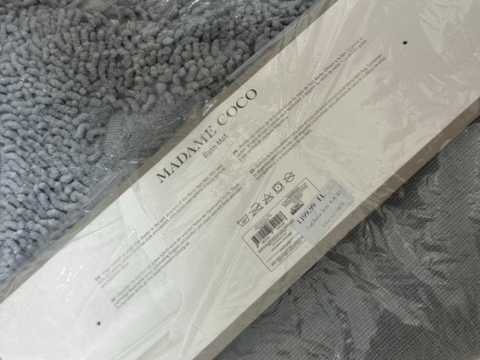 Madame Coco Gri Banyo Paspası - Görsel 4