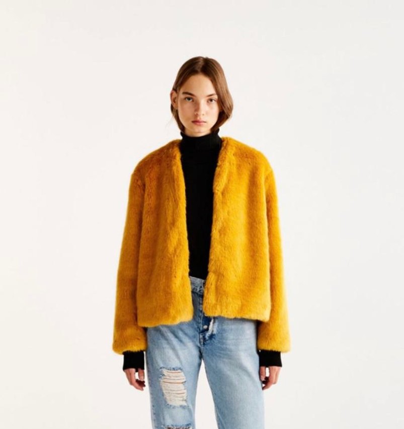 Pull and Bear Hardal Kürk - Görsel 4