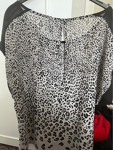 Diğer Vermoda bluz leopar