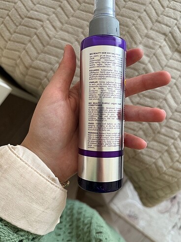 Bee Beauty Mor sıvı saç kremi