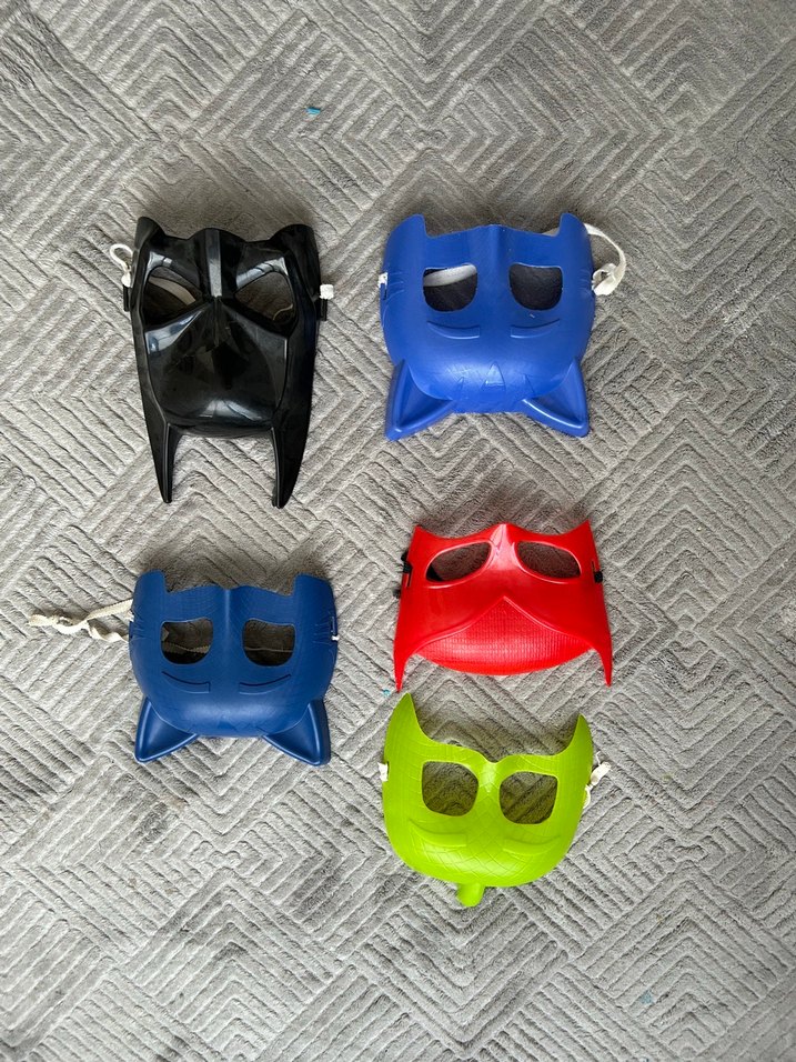 Renkli Erkek Maskeleri - 5 Adet - Görsel 2