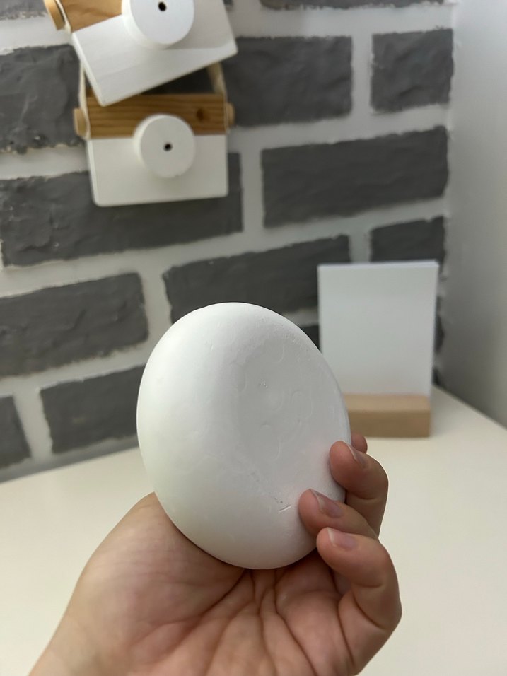 Beyaz betondan mumluk - Görsel 3