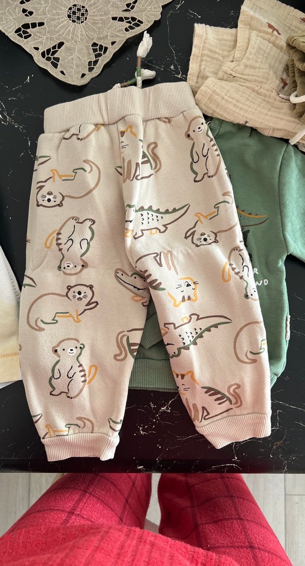 Yeşil Baskılı Bebek Erkek Takımı - Görsel 3