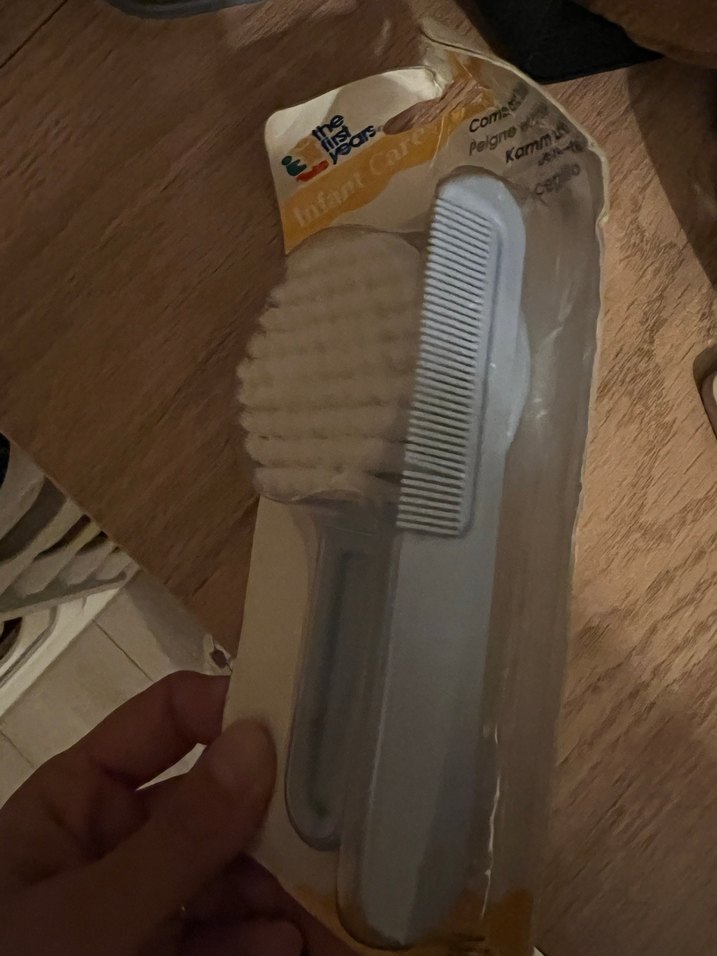 Bebek Saç Fırçası ve Tarak Seti - Görsel 2