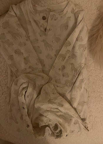 Uzun Kollu Düğmeli Bebek Tulum - Görsel 2