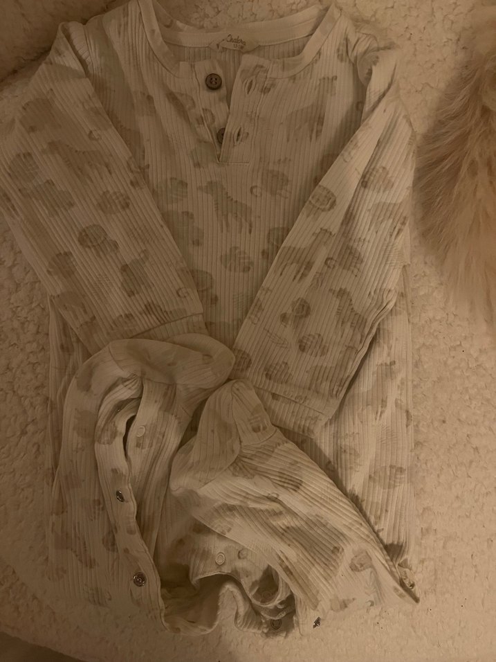 Uzun Kollu Düğmeli Bebek Tulum - Görsel 2