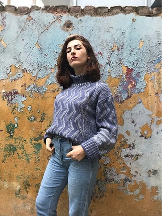 Vintage Love Örgü kazak