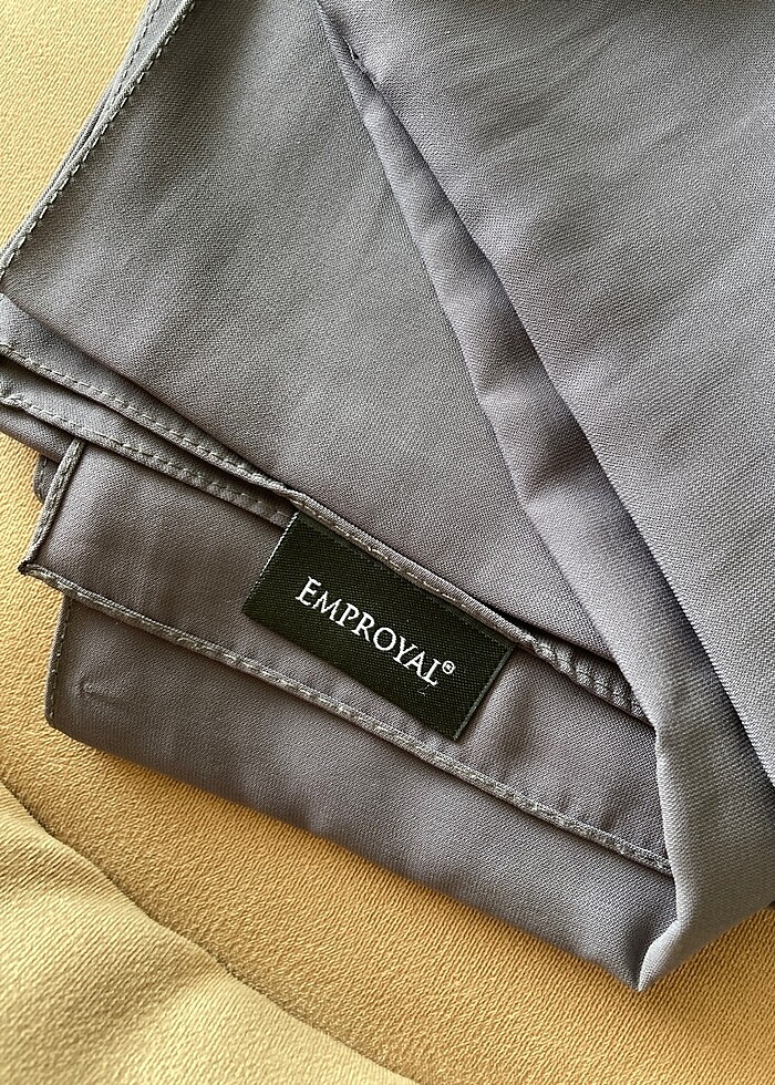 MEDİNE İPEĞİ ŞAL GRİ - Görsel 2