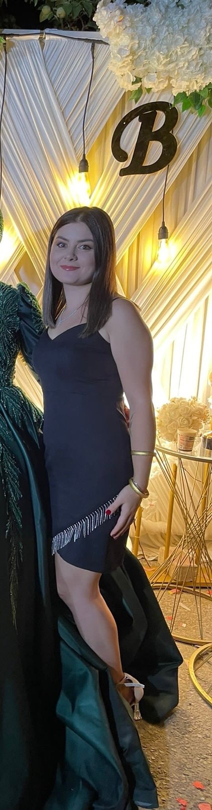 Siyah Drapeli Mini Gece Elbisesi - Görsel 2