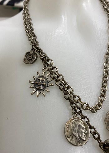 Uzun Bohem Zincir Kolye - Görsel 3