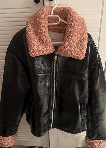 Bershka kadın deri ceket - Görsel 2
