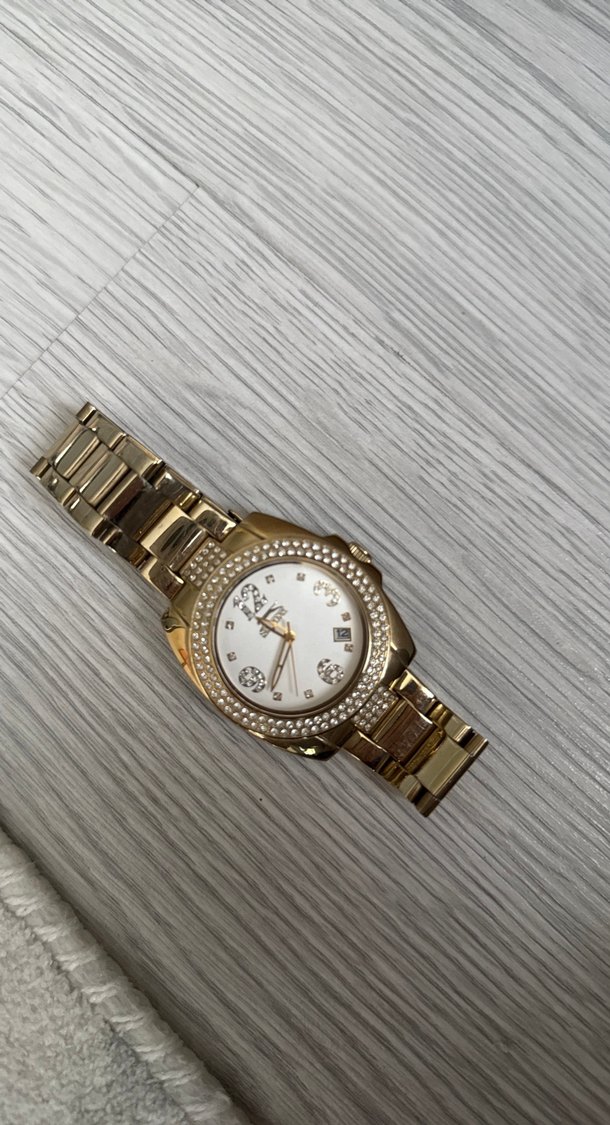 Altın Renk Kadın Kol Saati - Görsel 2