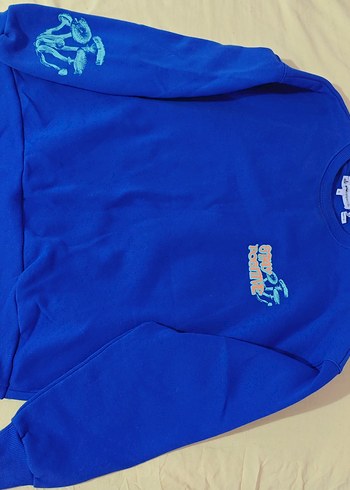 Koton Mavi Denim Kadın Sweatshirt