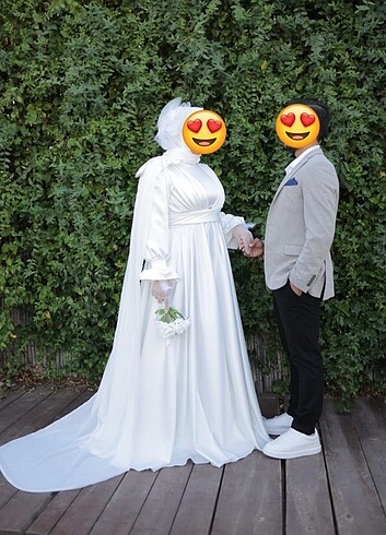 xl Beden beyaz Renk #ayselışık tasarım Nikah elbisesi 