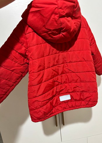 Kırmızı Fermuarlı Erkek Çocuk Mont - Görsel 6