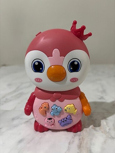 Müzikli penguen eğitici oyuncak
