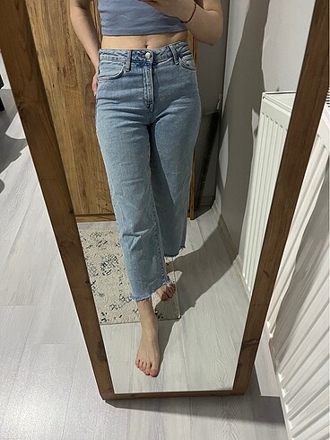 Mavi Straight Crop Jean