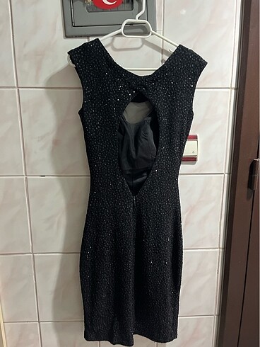 Zara Abiye elbise sırt detaylı