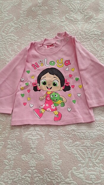 Kız Bebek Pembe Sweatshirt - Görsel 2